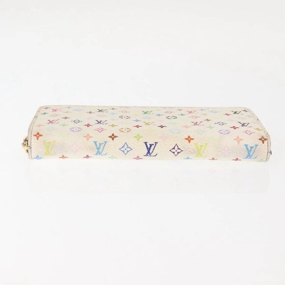 LOUIS VUITTON Monogram Multicolor Zippy Wallet Wallet White M60241 Auth 146163 - Picture 7 of 16